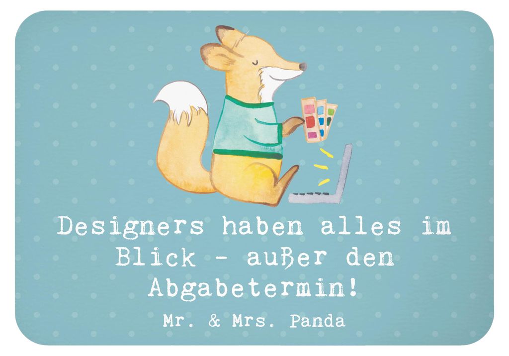 Mr. & Mrs. Panda Magnet Designer Überblick - Meeresbrise - Geschenk, Grafikdesign, Kreativität, Berufsleben, personalisierte Geschenke, wandmagne...