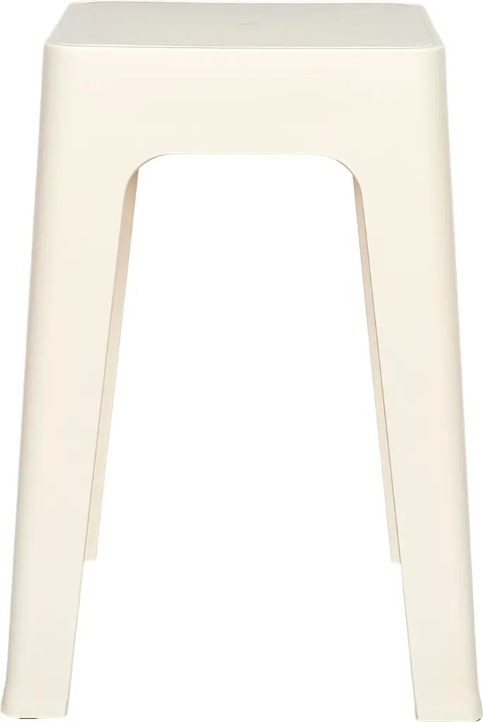 Tabouret Empilable Spectra Creme : Solution Gain de Place pour Invités