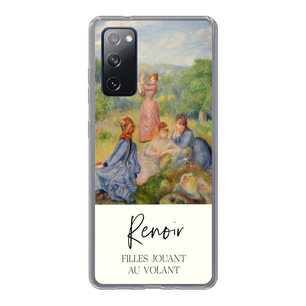 MuchoWow Handyhülle Schutzhülle Hülle für Samsung Galaxy S20 FE Malerei - Renoir - Impressionismus Silikon Softcase Handy Hülle - Abdeckung