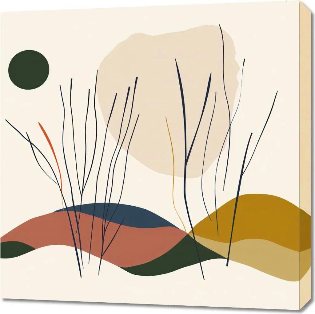 Quadro su Tela 70x70 cm Il sussurro dei venti - Arte per Emozioni
