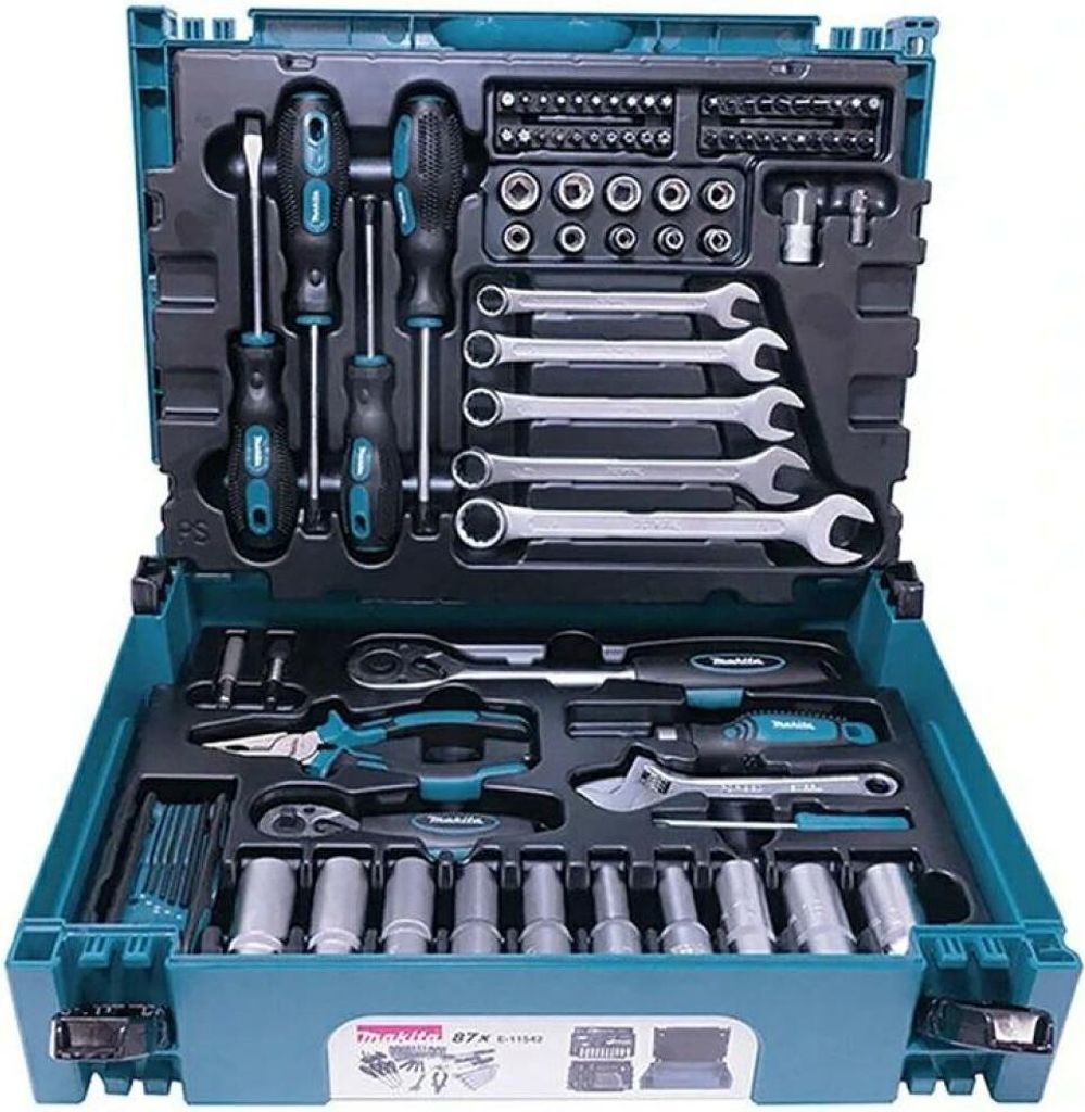 Makita E-11542 Werkzeug-Set 87-tlg. im MAKPAC Gr. 1 Produktbild 