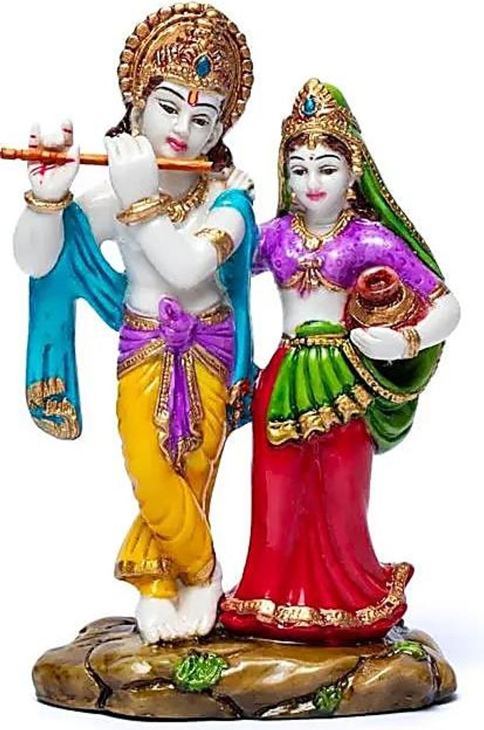 Krishna und Radha – 14,5 x 9,5 cm