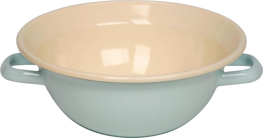 Mini vaso Riess Ø22cm 1,5L smalto turchese pastello Immagine del prodotto 