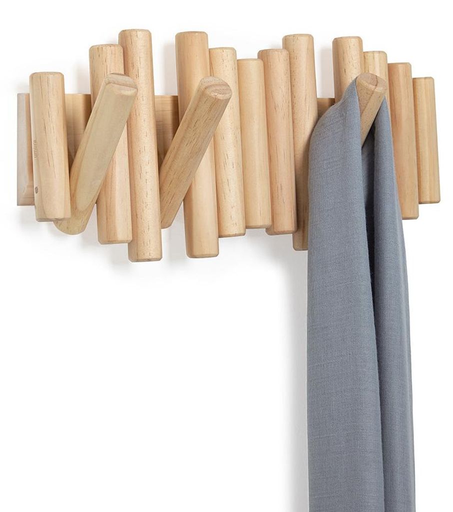 Umbra wandgarderobe klappbare haken schwarz - Holz - Produktbild 