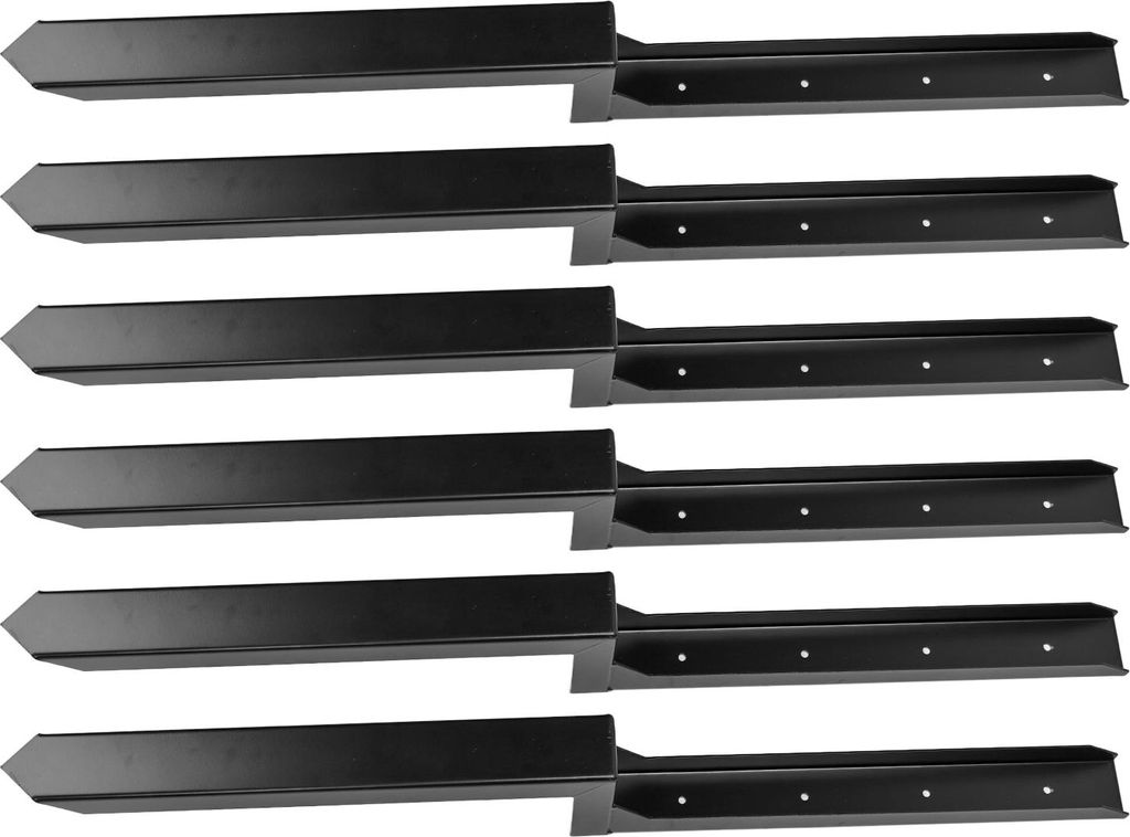 Zaunpfosten-Erdanker-Set, robuster Stahlpfosten-Erdspieß zur Reparatur von schiefen, gebrochenen Holzzäunen