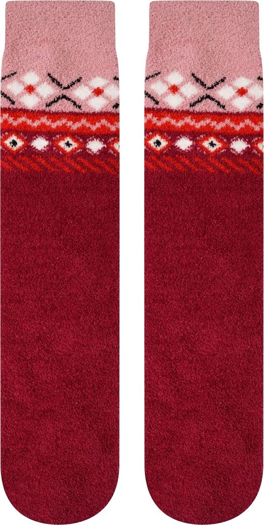 Dare 2B - "Festivity" Socken für Herren/Damen Uni - weihnachtliches Design RG9248 (Einheitsgröße) (Rote Beete/Puderrosa)