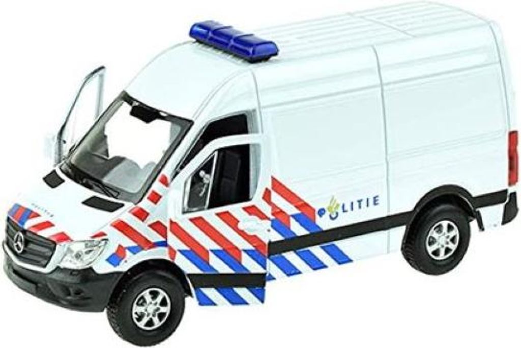 Toi-Toys Gummistiefel Mercedes Polizeiwagen 11,5 cm