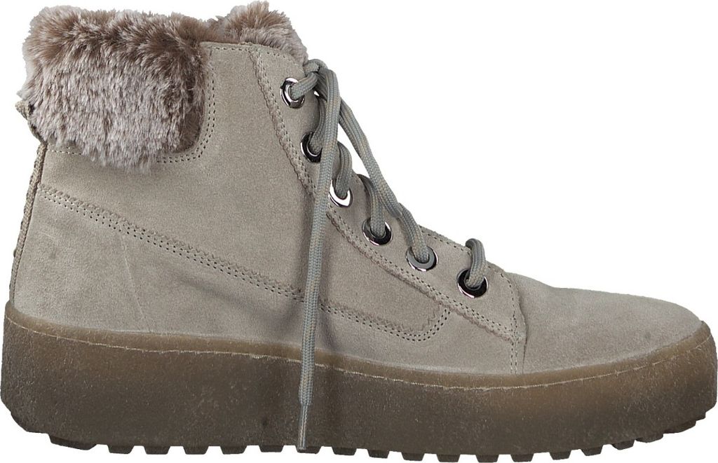 S.Oliver Frauen beige Leder isolierte Stiefel mit Reißverschluss 36