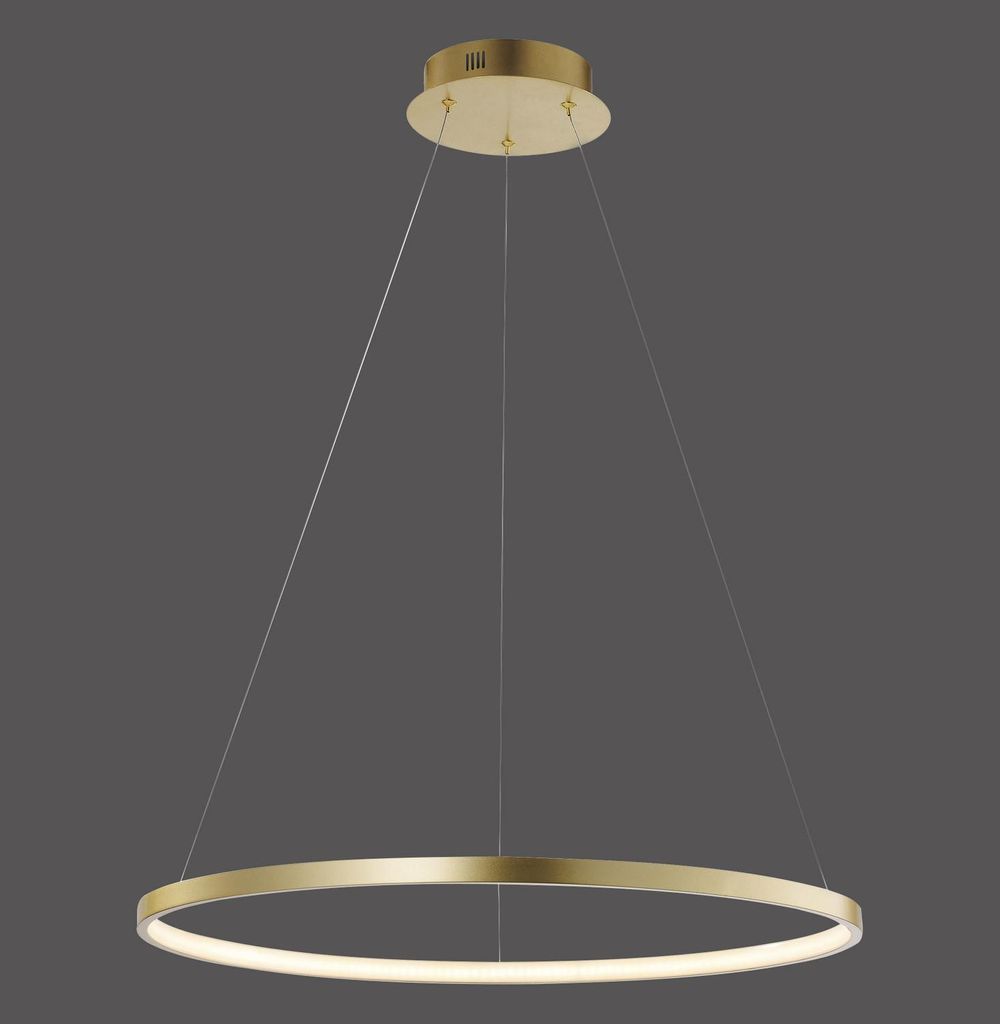 JUST LIGHT CIRCLE LED Pendelleuchte Warmweiss 29W gold Produktbild 