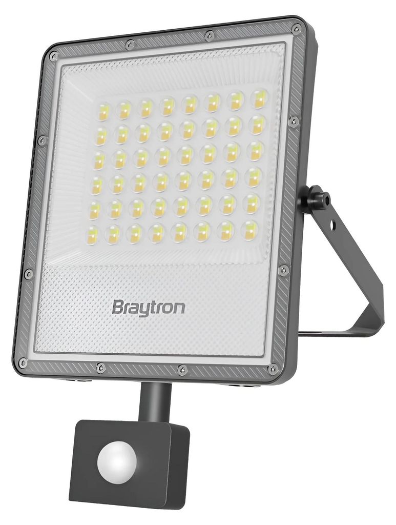 Braytron LED-schijnwerper met bewegingssensor, 50W, Productafbeelding 
