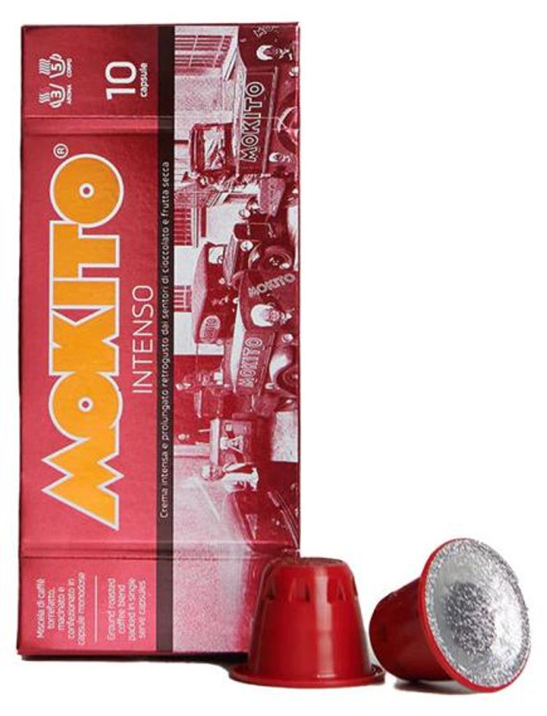 Kaffeekapseln geeignet für Nespresso Mokito Intenso, 10 Stk.