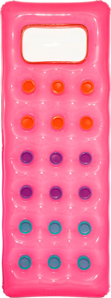 Luftmatratze Fashion Lounge von Bestway, stabil durch Coil-Beam-Konstruktion, Sichtfenster, Sicherheitsventile, Länge ca. 177 cm, Pink