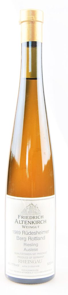 Wein 1989 Rüdesheimer Berg Rottland Riesling Auslese
