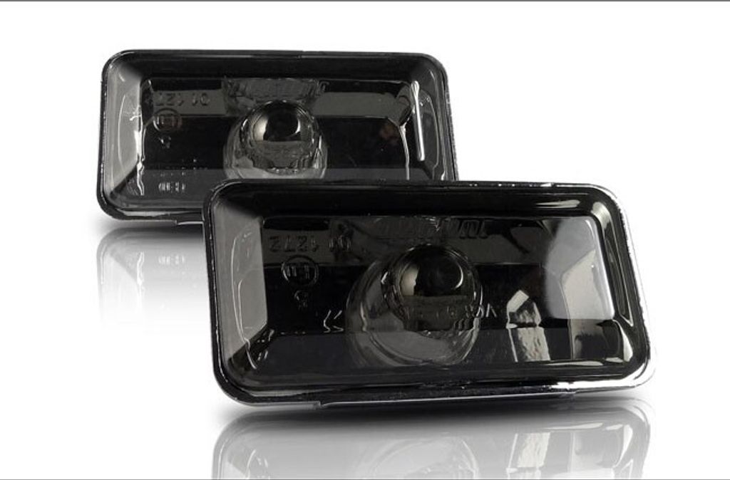 2x Premium Seitenblinker Blinker in Schwarz / Smoke für VW Produktbild 