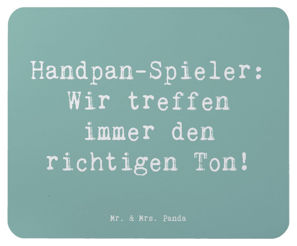 Mr. & Mrs. Panda Mouse Pad Spruch Handpan Spieler - Meeresbrise - Geschenk, laptop mousepad, Klangschalen, Klänge, Musiker, Lernen, Harmonie, Inst...