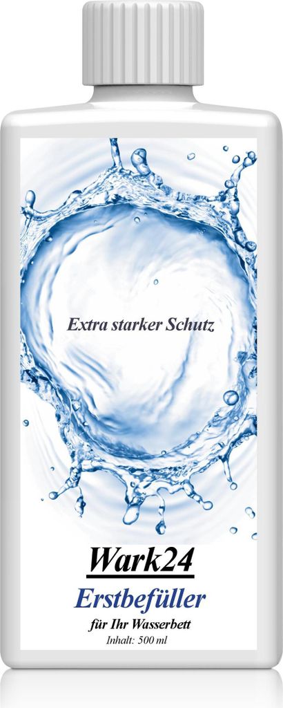 Wark24 Erstbefüller für Ihr Wasserbett 500ml - Extra starker Schutz