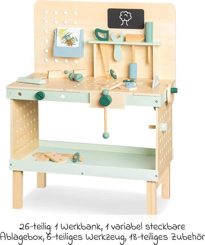 Établi Jupp avec grand plateau multi-usage et structure ultra stable - 4