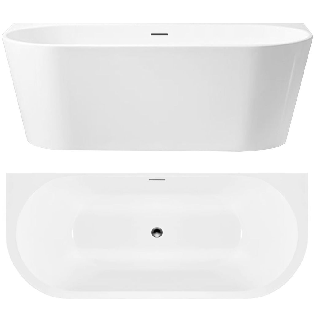 Voľne Stojaca Vaňa Rea Capri 150 White Obrázok produktu 