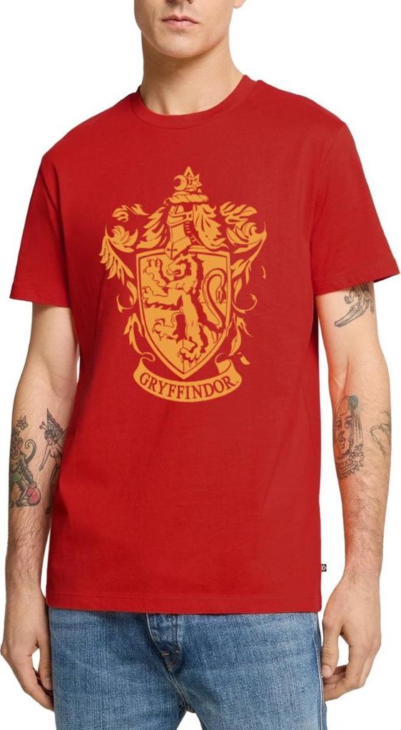 Spreadshirt Harry Potter Haus Gryffindor Wappen Logo Männer Premium T-Shirt, XL, Rot