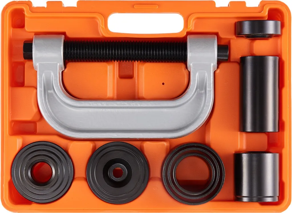 set di estrattori per giunti sferici da 10 pezzi, 360 x 285 x 70 mm set di strumenti universali per l'espulsione dei giunti sferici set di strumenti per auto Acciaio al carbonio con estrattore per giunti sferici in scatola