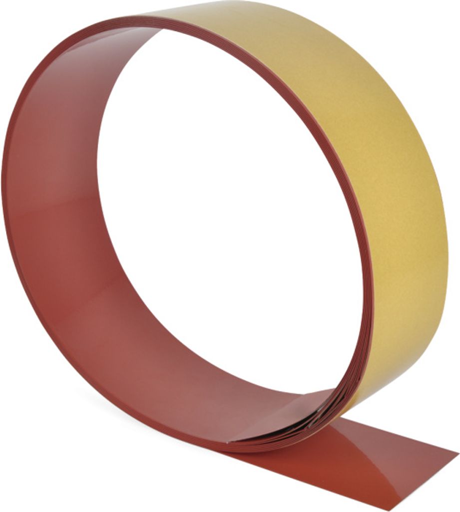 Überfahrbares Bodenmarkierungsband WT-6000, Stahl, Rot, 75 mm x 6 m