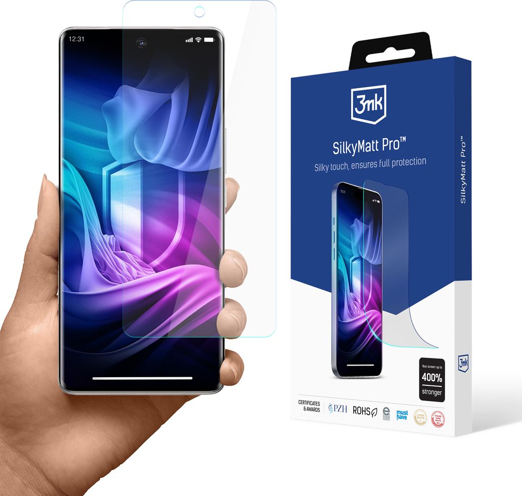 3mk Display Schutzfolie Self-Heal Silky Matt Pro für Vivo S19 Pro V2362A Self-Heal