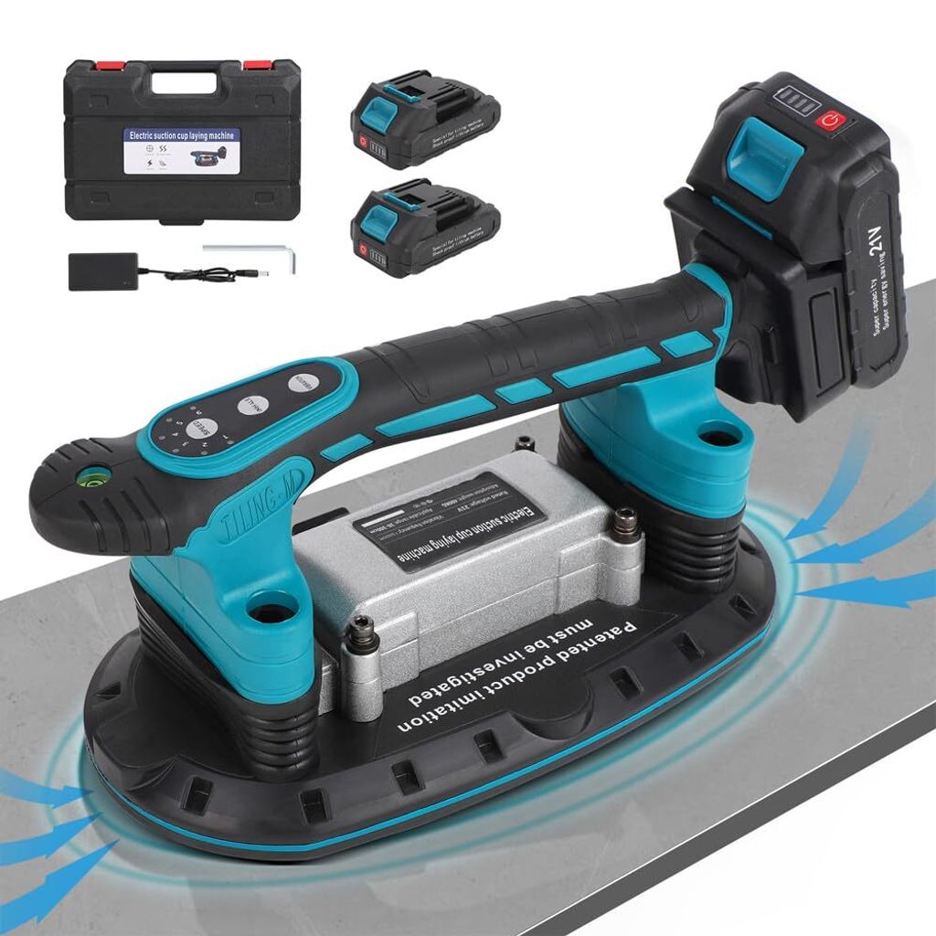Elektrisch Fliesenvibrator mit 2x 2.5Ah Akku, Produktbild 