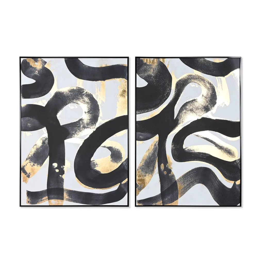 Peinture abstraite grand format 103x143 cm - Châssis épais S3053309 x2