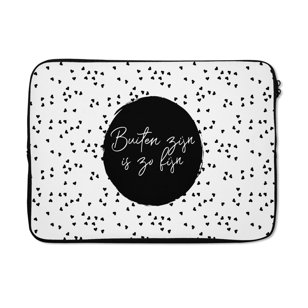 MuchoWow Laptop Hülle 14 ZollDraußen sein ist so schön - Text - Garten - Zitate Laptoptasche - Laptoptasche - Stoßsicher - Schutzhaube