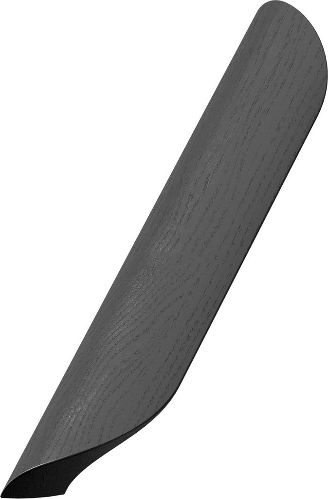Griff Archive LA 192mm, Holzgriff robuster Möbelgriff Breite 240mm, Esche schwarz gebeizt