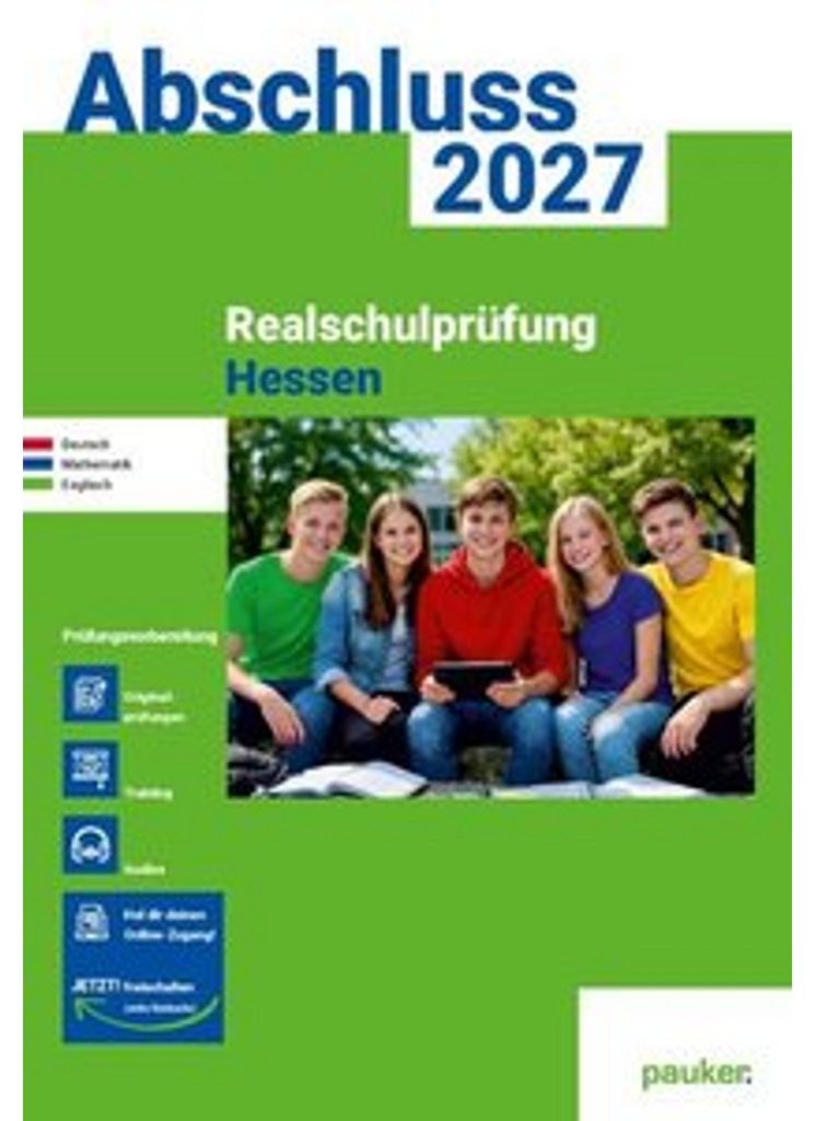 Realschule Hessen | pauker Aufgabenband 2027 Produktbild 