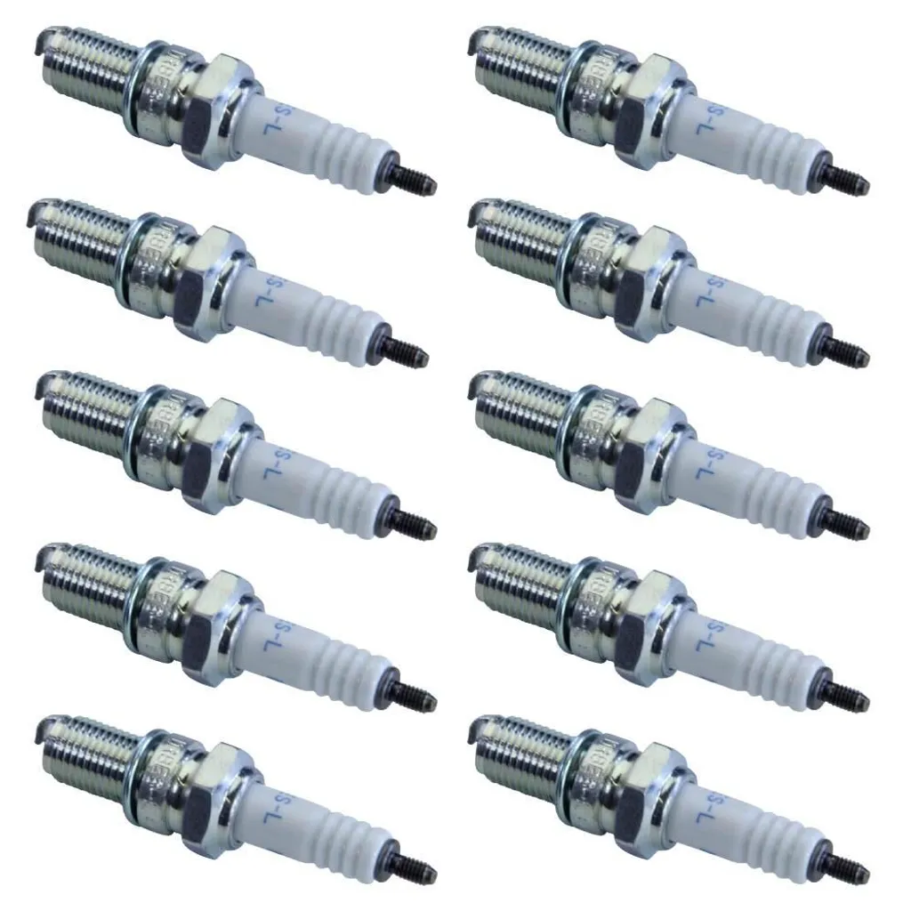 Bougies d'allumage standard NGK DR8ES-L 2923, boîte de 10 unités moto