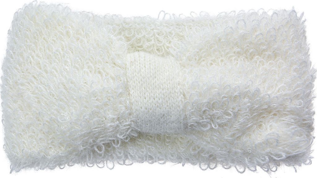 Clayre & Eef Stirnband Frauen 10x22 cm Weiß Synthetisch