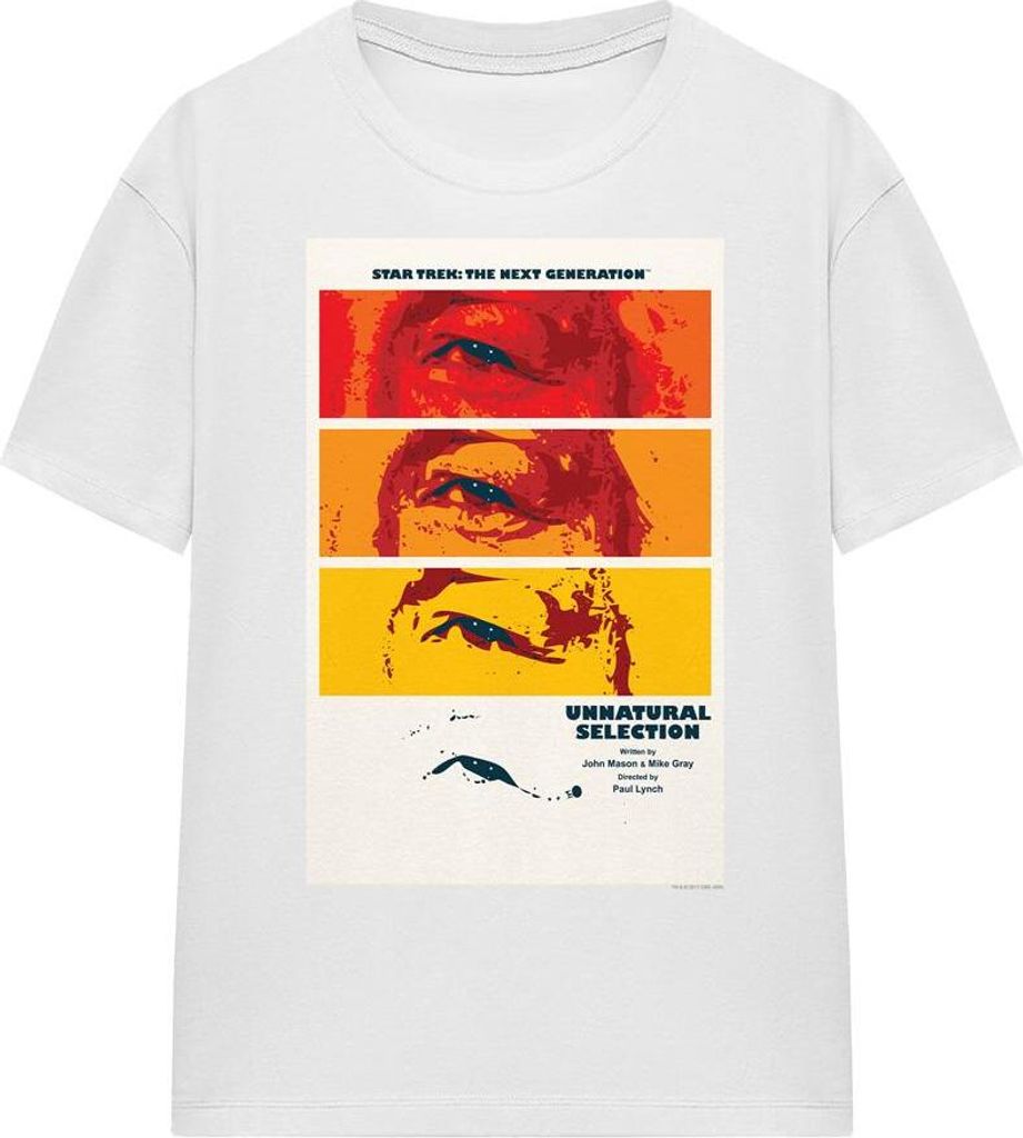 Star Trek - "The Next Generation Season 2 Episode 7" T-Shirt für Herren/Damen Uni TV16378 (XL) (Weiß)