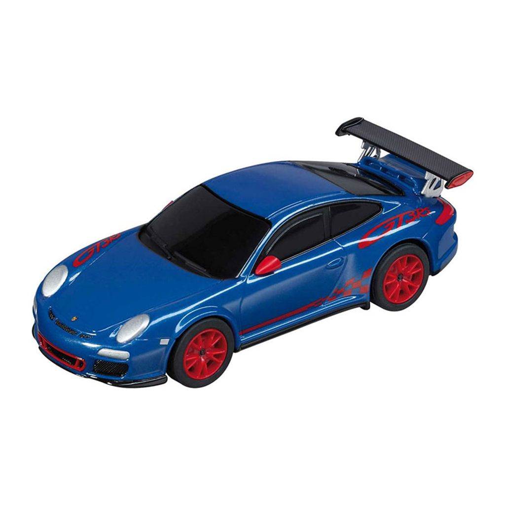 Carrera Porsche GT3 RS Modellauto 1:43 mit Sound Blau