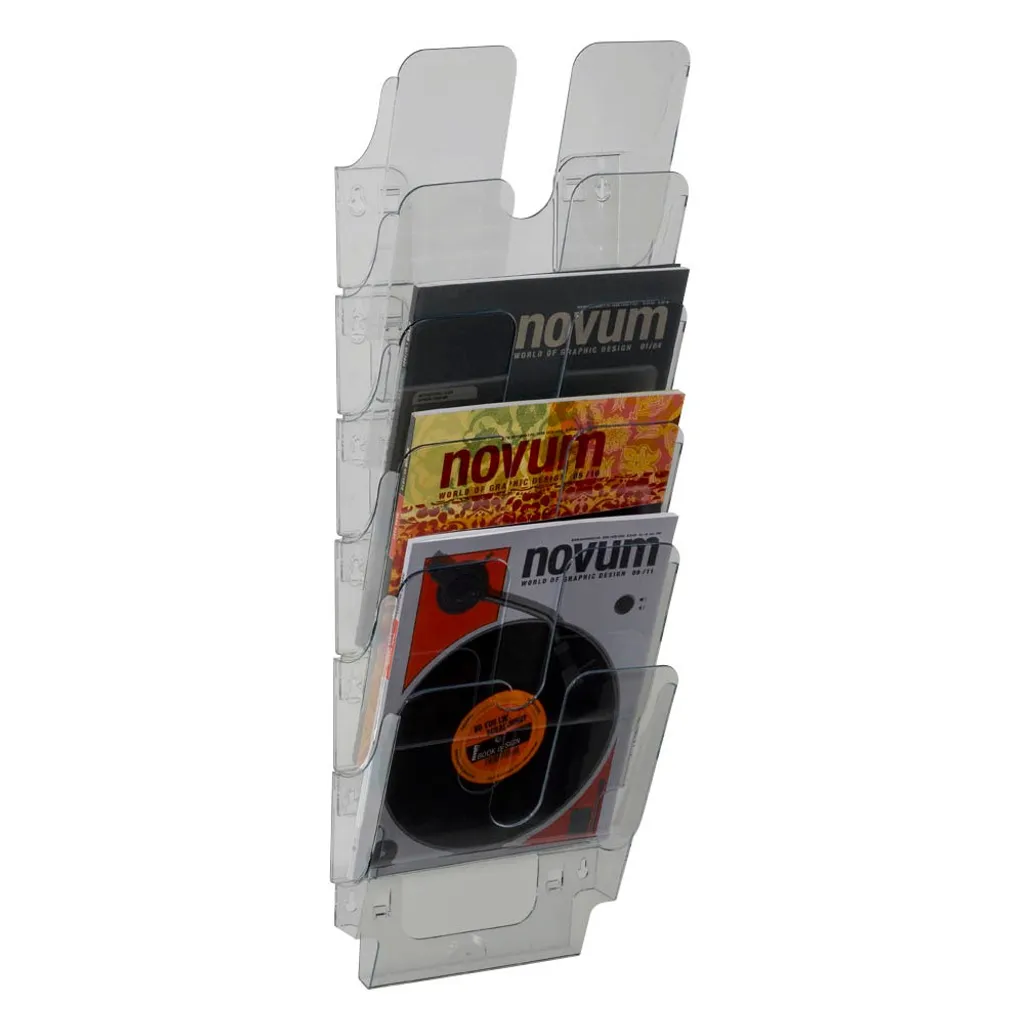 DURABLE 1700008401 Flexiplus 6 A4 Verticale - Espositore Parete Trasparente - 10