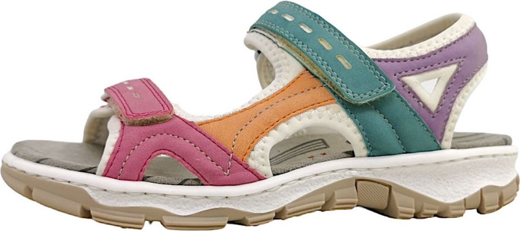 Rieker Damen Sandale bunt Trekking Outdoor gepolstert Produktbild 58