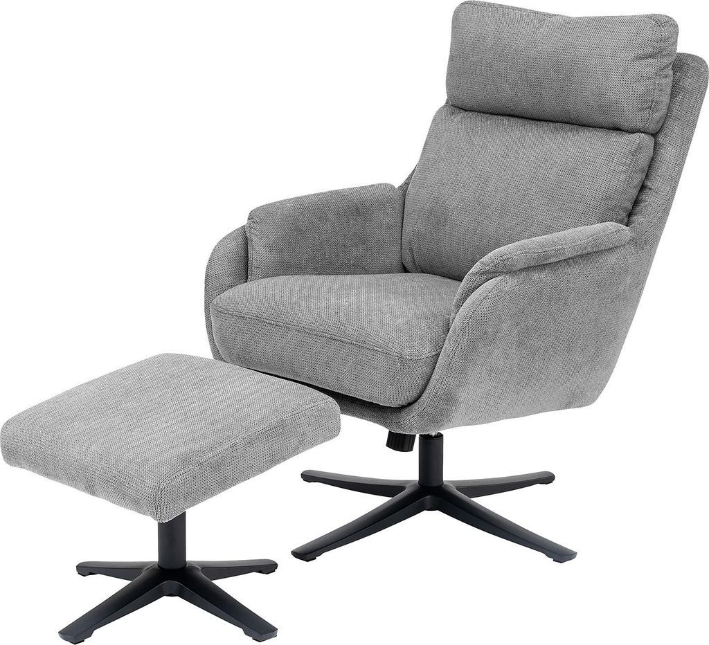 home24 Relaxsessel mit Hocker