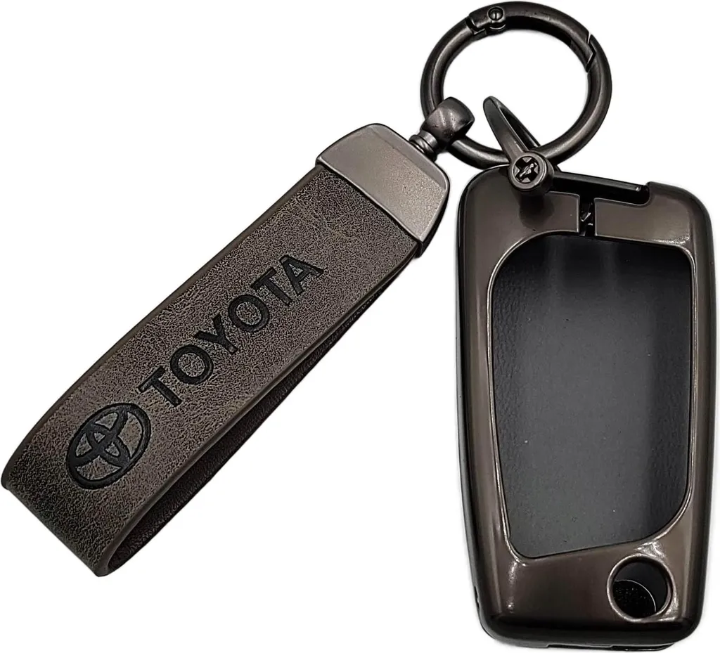 Offerta Kit 3 in 1 Custodia Chiave Toyota Pelle + Portachiavi | Yaris - 2