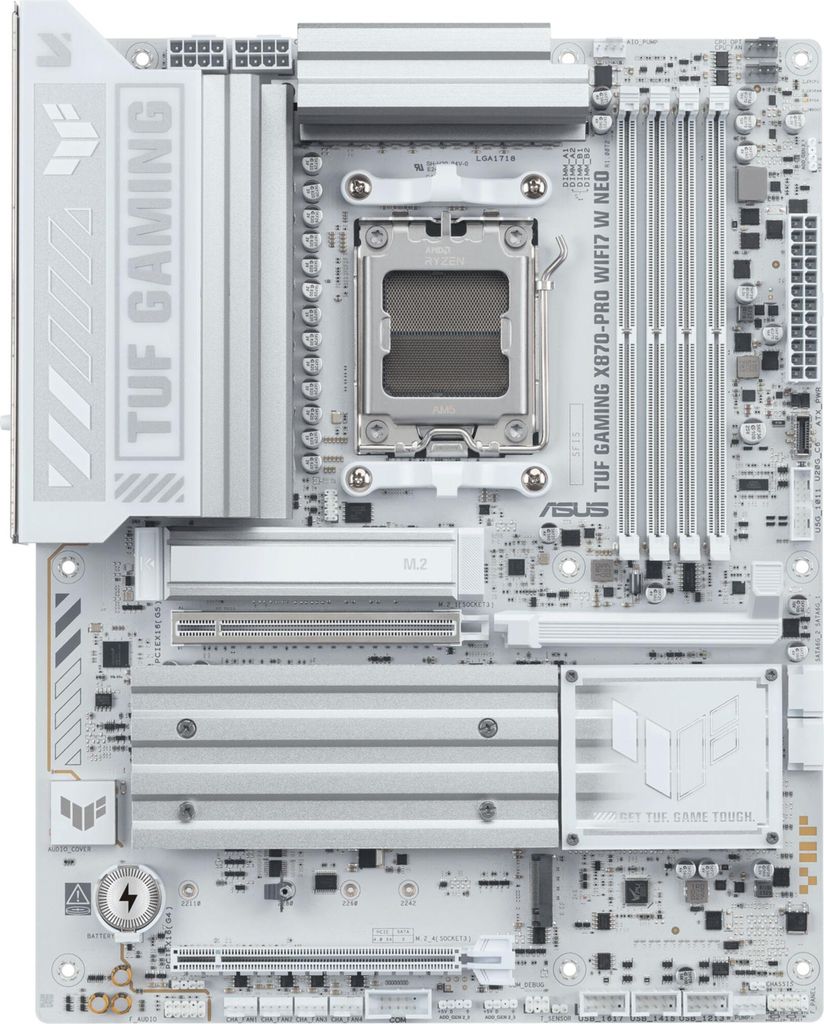 ASUS AMD X870 ATX motherboard DDR5 PCIe 5.0 4xM.2 - Mainboard - AMD Sockel AM5 (Ryzen Zen4)