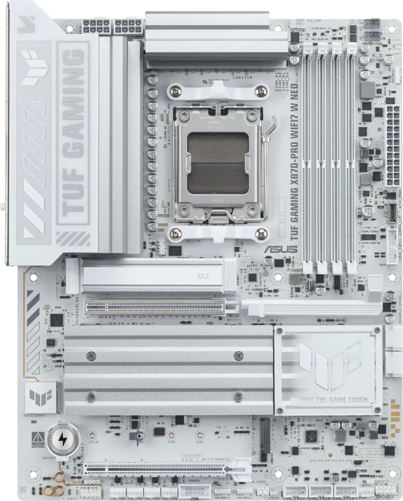Carte Mère ASUS TUF X870-PRO WIFI7 pour Streaming et Gaming AMD Ryzen
