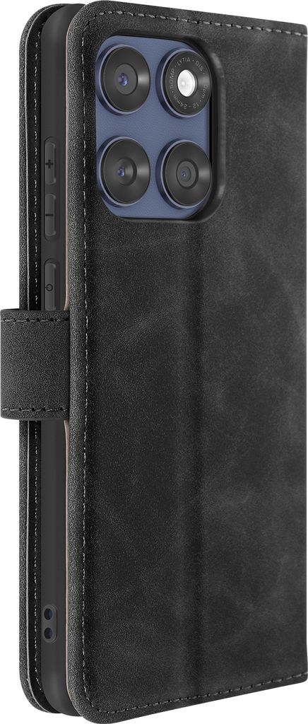 Avizar, Hülle Folio Motorola Edge 60 Fusion/60 Videoständer, Schwarz