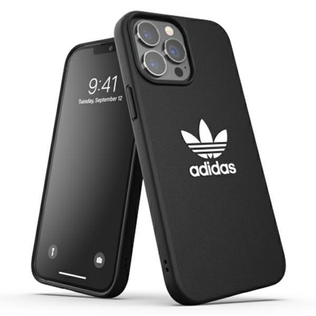 Adidas Tasche für iPhone 13 Pro Max Schwarz und Weiß Kratzfest 17 cm (6.7")