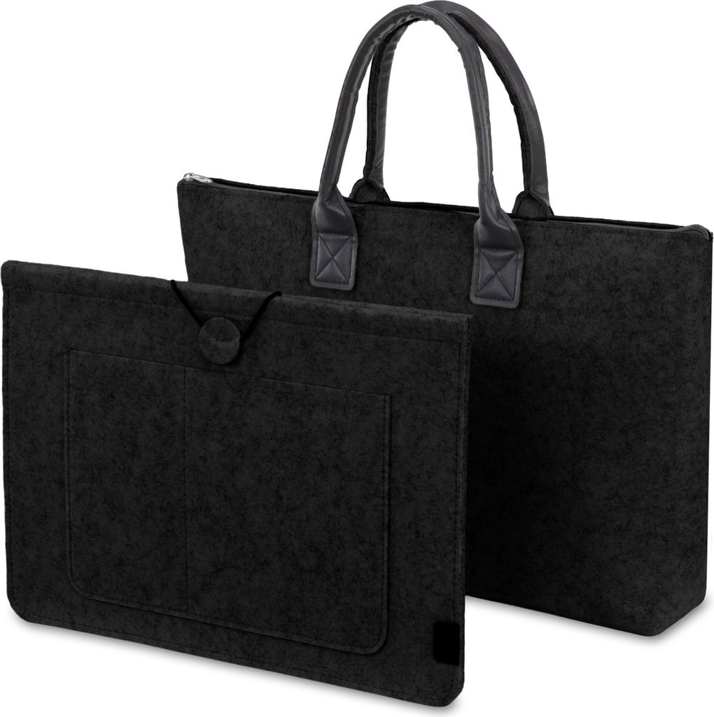 Laptop Hülle 14 Zoll - Wasserdichte Laptoptasche, Notebook PC Schutzhülle, Filz-Laptop Sleeve graphit
