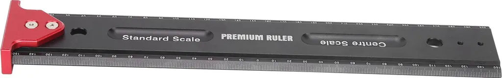 Équerre de traçage multifonctionnelle en aluminium pour menuisier
