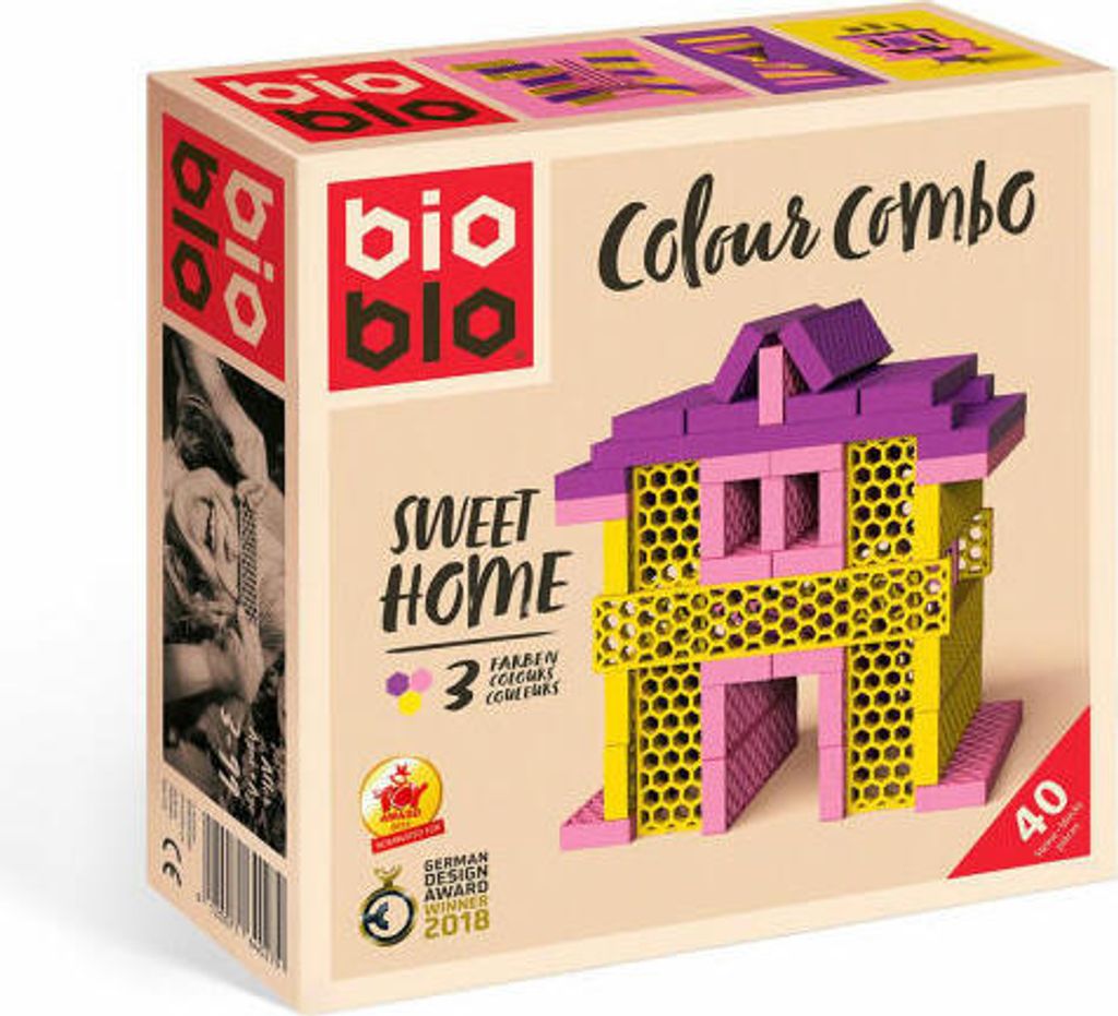 Bioblo Colour Combo Sweet Home, mit 40 Bausteinen, Bioblos, Produktbild 