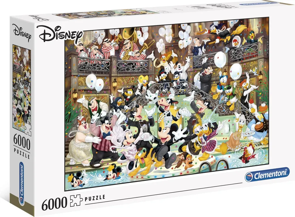 Puzzle 6000 Pièces Disney Gala Clementoni pour Passionnés de Casse-Tête