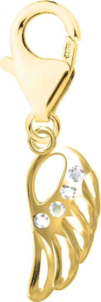 Ciondolo Ala Dorata Argento 925 | Gioiello Trendy per Collana