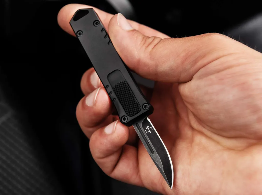 Couteau Böker Plus Micro USB OTF Noir avec Lame Rétractable - 3