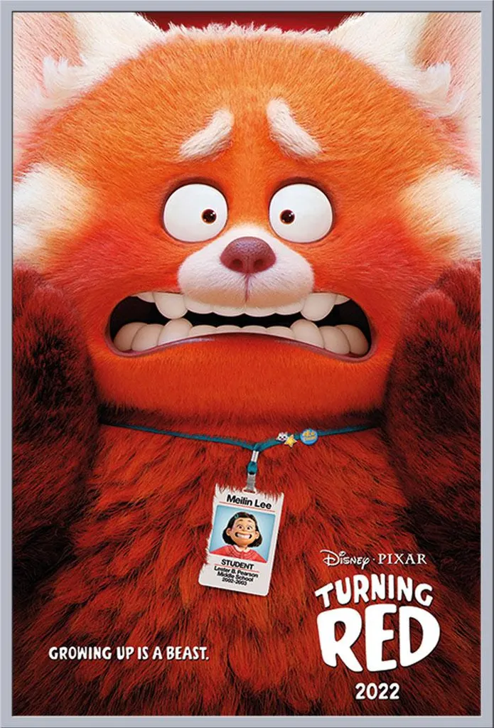 Décoration murale chambre Disney Alerte Rouge affiche cadre Shinsuke